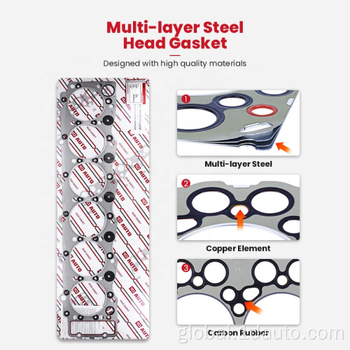 Head Gasket Repair Set 8-94369334-0 fit for Isuzu 6HE1 Cylinder Head Gasket Factory